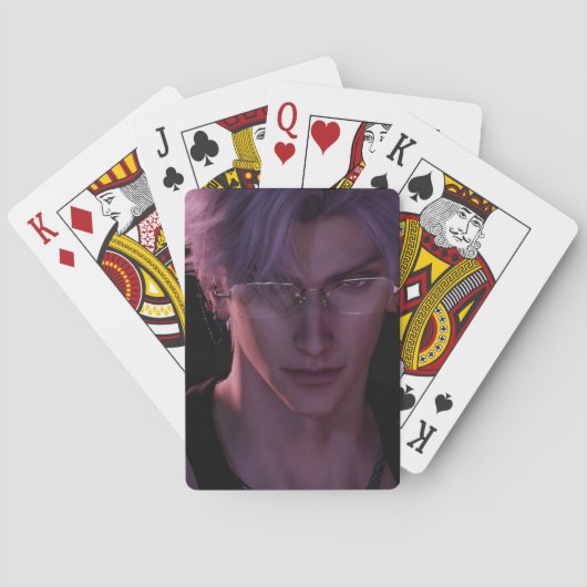 Liefde en Deep Space Geïnspireerde Sylus Speelkaar Pokerkaarten (Achterkant)