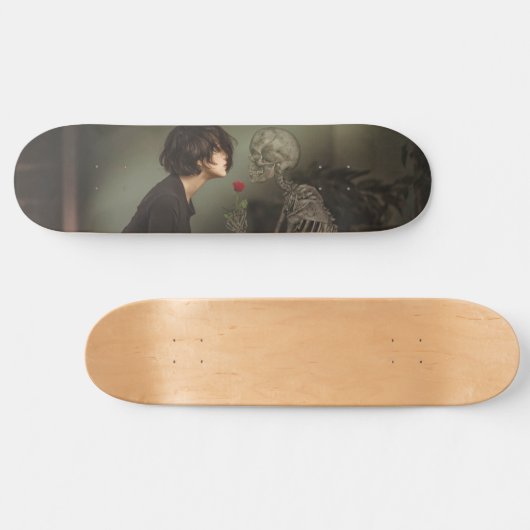 Liefde en dood persoonlijk skateboard (Horizontaal)