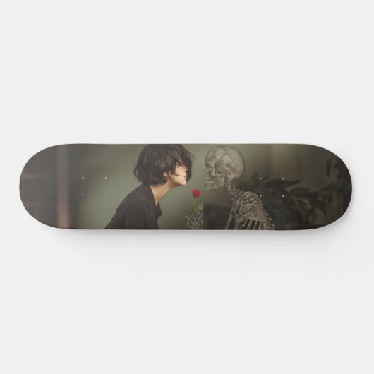 Liefde en dood persoonlijk skateboard (Horizontaal)