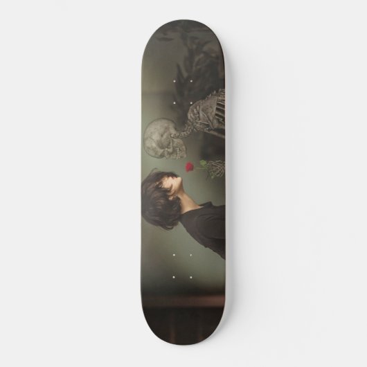 Liefde en dood persoonlijk skateboard (Voorkant)