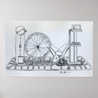 Liefde en een geliefde afdrukken poster