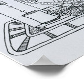 Liefde en een geliefde afdrukken poster (Hoek)