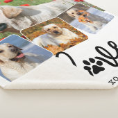 LIEFDE en een HOND Custom 4 Pet Photo Collage Sherpa Deken (3/4)