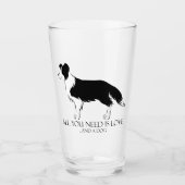 Liefde en een hond glas (Voorkant)