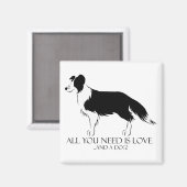 Liefde en een hond magneet (Voorkant / Achterkant)