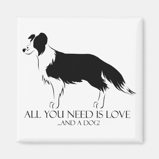 Liefde en een hond magneet (Voorkant)