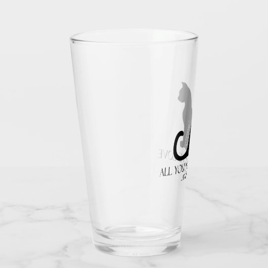 Liefde en een kat glas (Rechts)