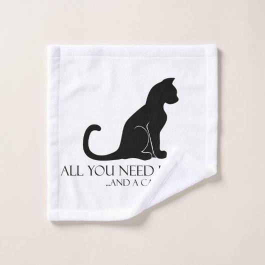 Liefde en een kat washandje (Wasdoekje)