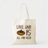 Liefde en een pindakaas koekje is alles wat je nod tote bag (Voorkant)