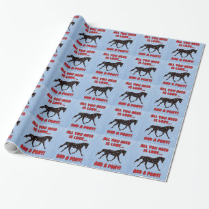Liefde en een Pony Cadeaupapier