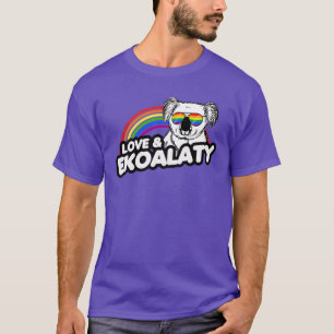Liefde en Ekoalaty T-shirt