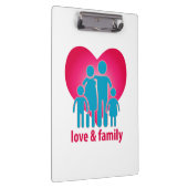 Liefde en familie klembord (Rechts)