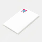 Liefde en familie post-it® notes (Schuin)
