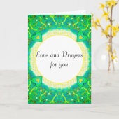 Liefde en gebeden voor jou  kaart (Gele Bloem)