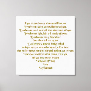 Liefde en Geest Canvas Afdruk