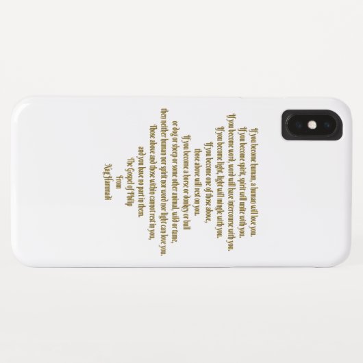 Liefde en geest Case-Mate iPhone case (Achterkant (horizontaal))