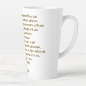 Liefde en geest latte mok (Rechts)