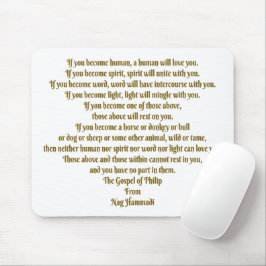 Liefde en geest muismat