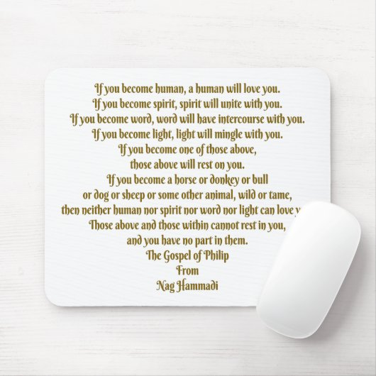 Liefde en geest muismat (Met muis)