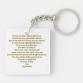 Liefde en geest sleutelhanger (Achterkant)