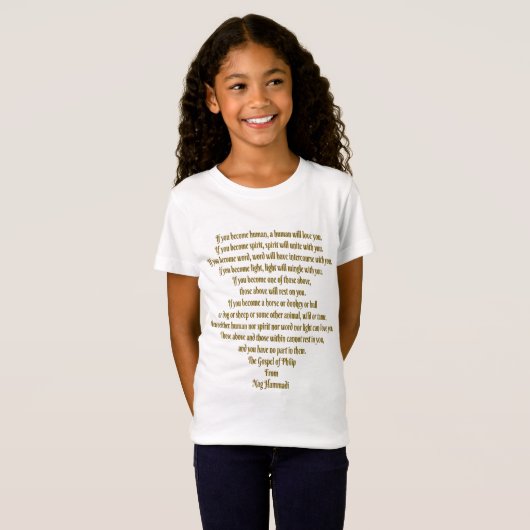 Liefde en geest t-shirt (Voorkant volledig)