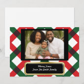 Liefde en Geloof Aangepaste Kerst Kaart (Voorkant / Achterkant)