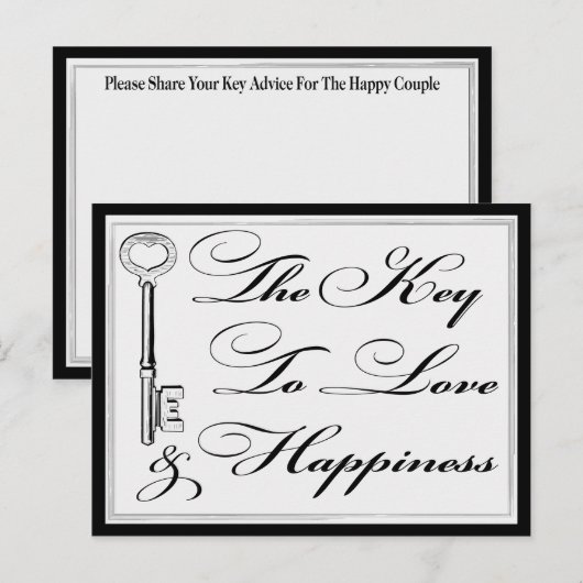 Liefde en geluk Zeer belangrijk Advies Weddenschap (Voorkant / Achterkant)