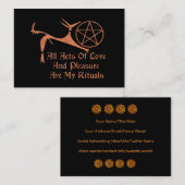 Liefde en genade visitekaartje (Voorkant / Achterkant)