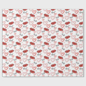 Liefde en genegenheid cadeaupapier (Vlak)