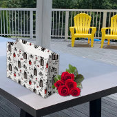 Liefde en Geschenken Valentijnsdag Hand Getrokken Groot Cadeauzakje