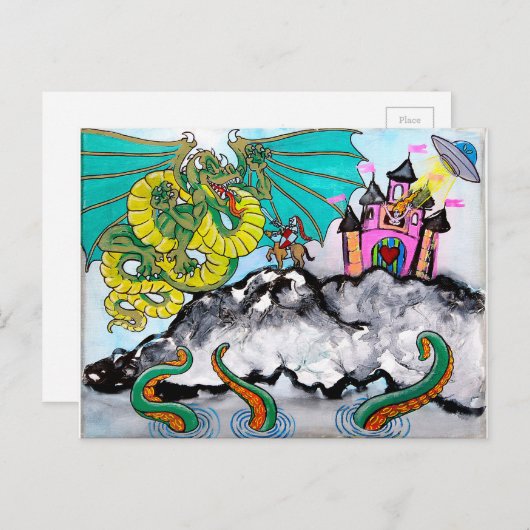 liefde en gevaar briefkaart (Voorkant / Achterkant)