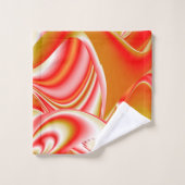 Liefde en Goud Abstract 3D Rainbowart Bad Handdoek (Wasdoekje)