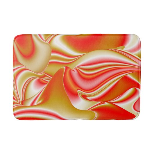 Liefde en Goud Abstract 3D Rainbowart Badmat (Voorkant)