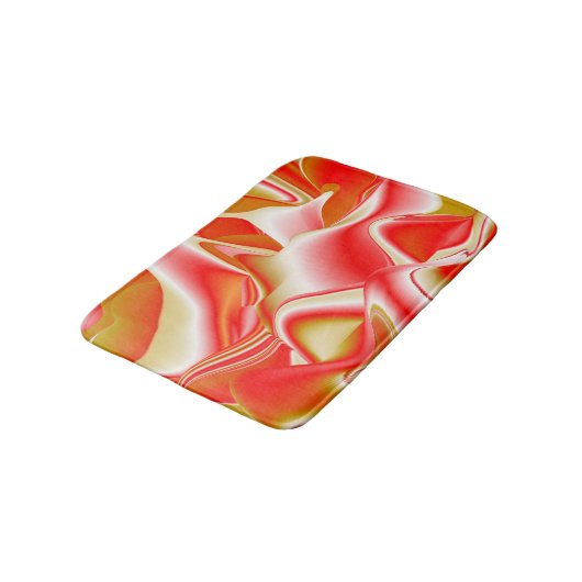 Liefde en Goud Abstract 3D Rainbowart Badmat (Gekanteld)