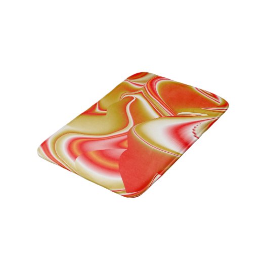 Liefde en Goud Abstract 3D Rainbowart Badmat (Gekanteld)
