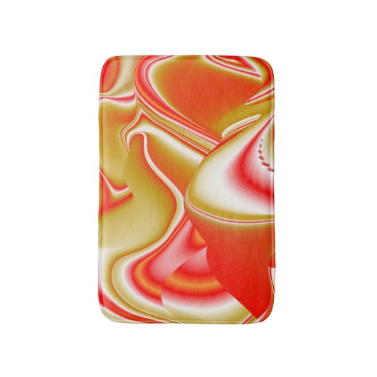Liefde en Goud Abstract 3D Rainbowart Badmat (Voorkant Verticaal)