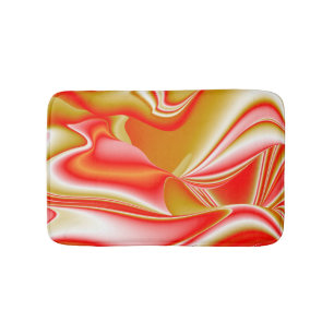 Liefde en Goud Abstract 3D Rainbowart Badmat