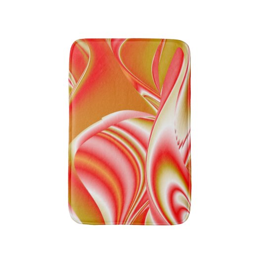 Liefde en Goud Abstract 3D Rainbowart Badmat (Voorkant Verticaal)
