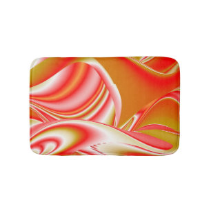 Liefde en Goud Abstract 3D Rainbowart Badmat
