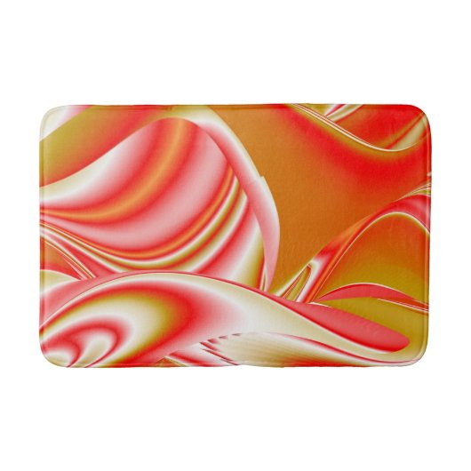 Liefde en Goud Abstract 3D Rainbowart Badmat (Voorkant)