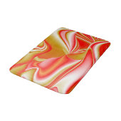 Liefde en Goud Abstract 3D Rainbowart Badmat (Gekanteld)