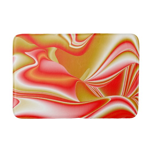 Liefde en Goud Abstract 3D Rainbowart Badmat (Voorkant)