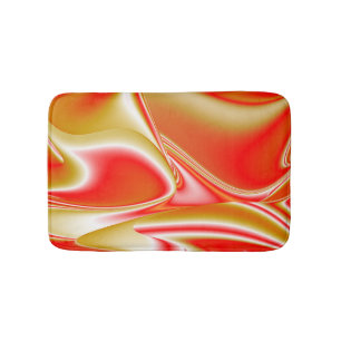 Liefde en Goud Abstract 3D Rainbowart Badmat