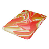 Liefde en Goud Abstract 3D Rainbowart Badmat (Gekanteld)