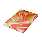 Liefde en Goud Abstract 3D Rainbowart Badmat (Gekanteld)