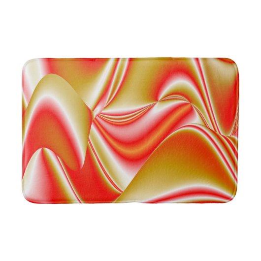 Liefde en Goud Abstract 3D Rainbowart Badmat (Voorkant)
