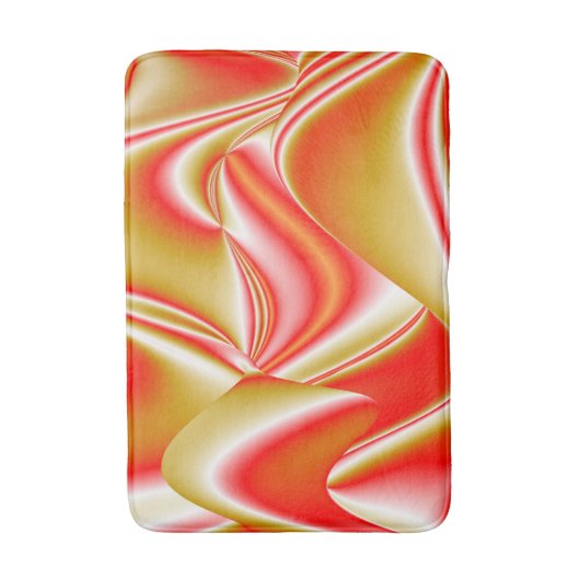 Liefde en Goud Abstract 3D Rainbowart Badmat (Voorkant Verticaal)