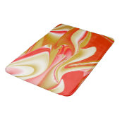 Liefde en Goud Abstract 3D Rainbowart Badmat (Gekanteld)
