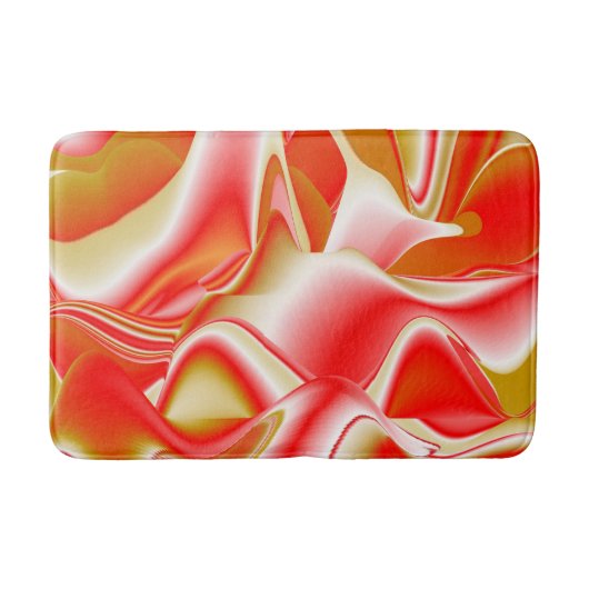 Liefde en Goud Abstract 3D Rainbowart Badmat (Voorkant)