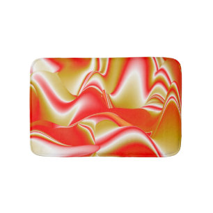 Liefde en Goud Abstract 3D Rainbowart Badmat